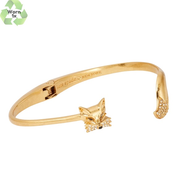 Kate Spade So Foxy Collection of 3 Ring Bracelet Earrings 🦊 ♠️ - Picture 4 of 5